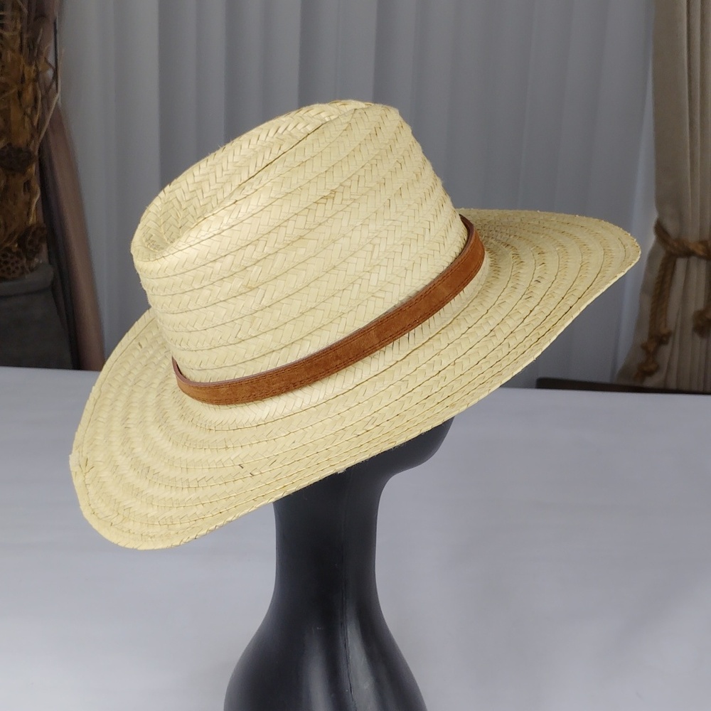 Rustic Handcrafted Straw Hat - image 4